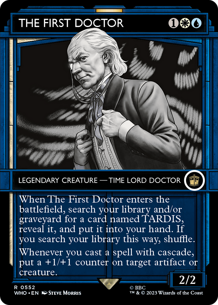 The First Doctor (Showcase) (WHO-552) - Doctor Who: (Showcase) (Borderless)