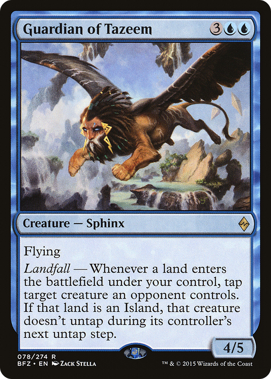 Guardian of Tazeem (BFZ-078) - Battle for Zendikar