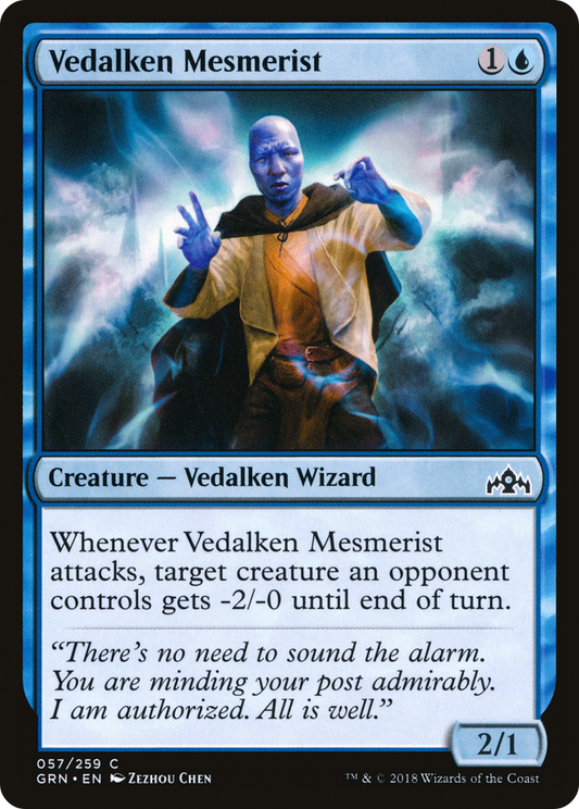 Vedalken Mesmerist (GRN-057) - Guilds of Ravnica Foil