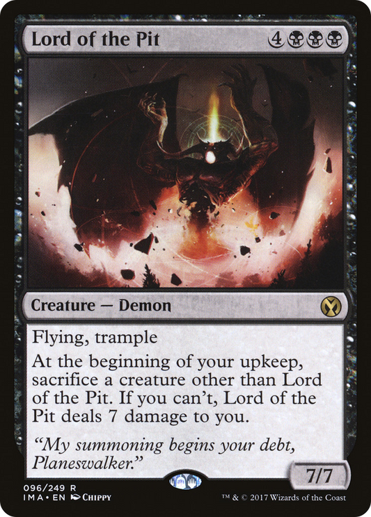 Lord of the Pit (IMA-096) - Iconic Masters