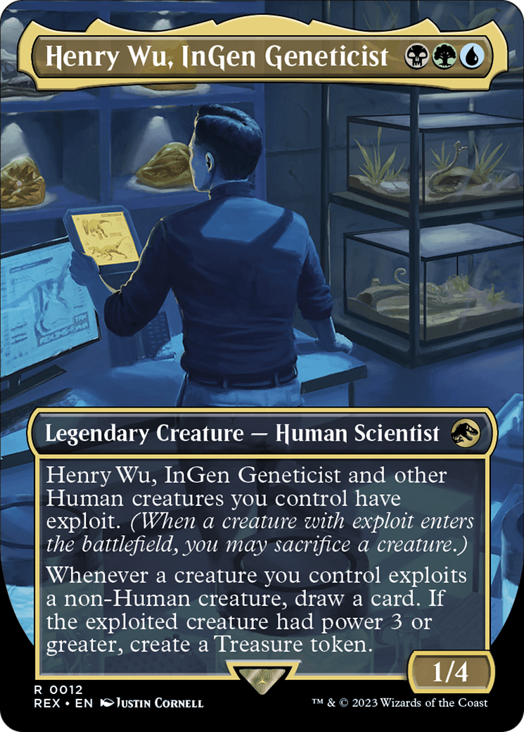 Henry Wu, InGen Geneticist (Borderless) (REX-012) - Jurassic World Collection (Borderless)
