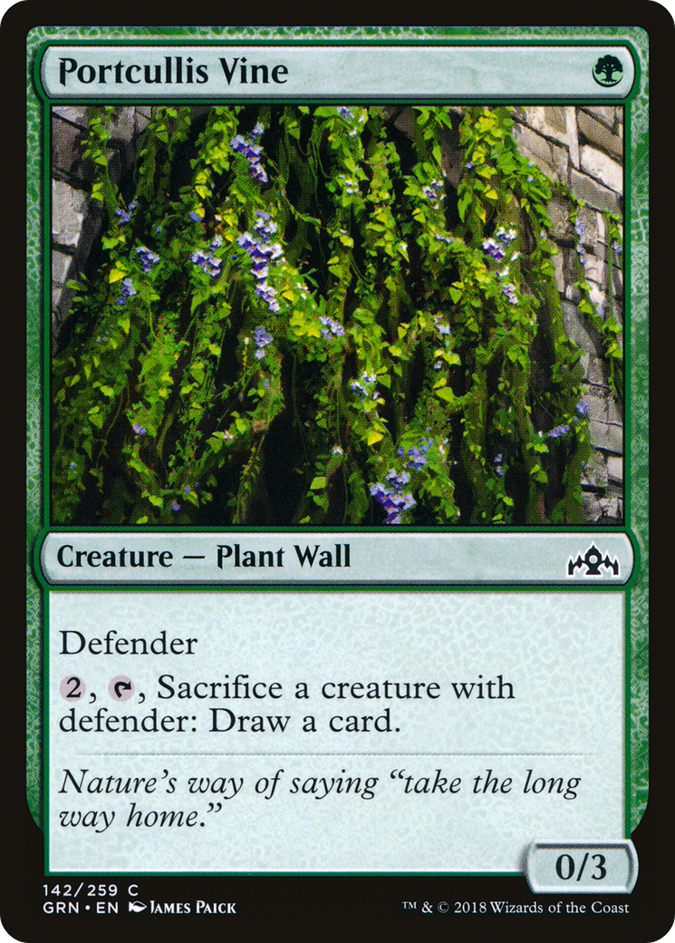 Portcullis Vine (GRN-142) - Guilds of Ravnica Foil