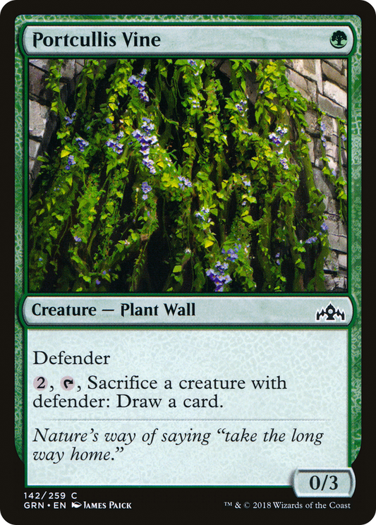 Portcullis Vine (GRN-142) - Guilds of Ravnica Foil