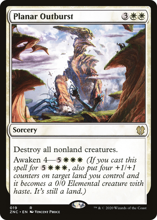 Planar Outburst (ZNC-019) - Zendikar Rising Commander