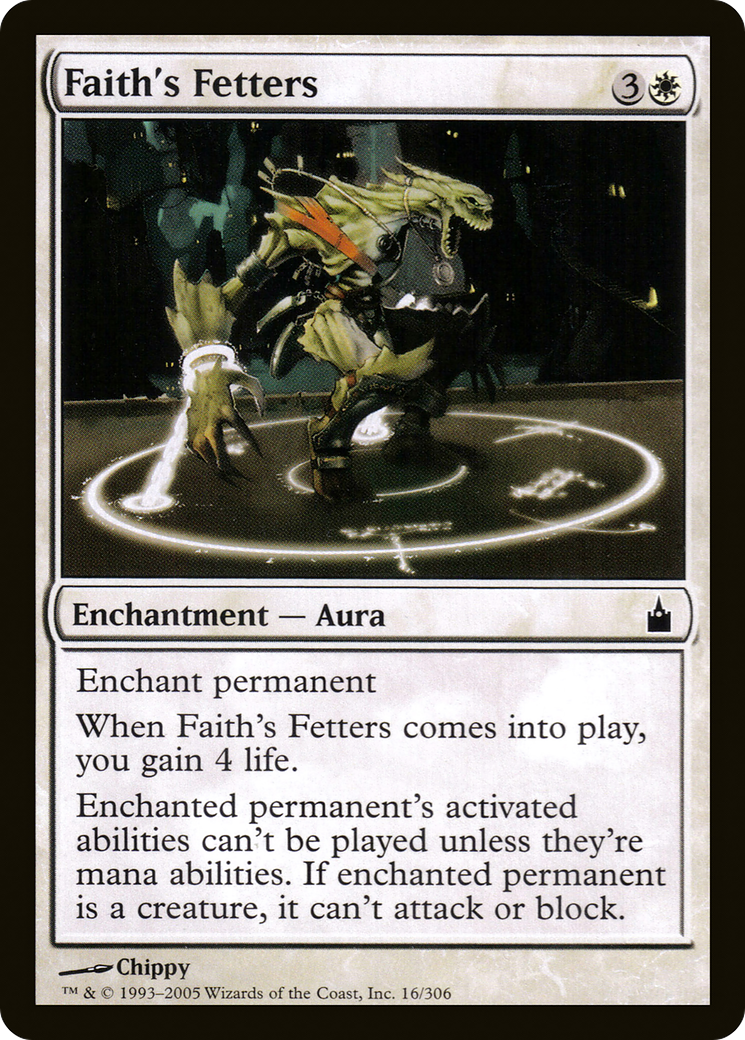 Faith's Fetters (RAV-016) - Ravnica: City of Guilds Foil