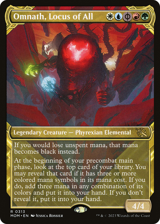 Omnath, Locus of All (MOM-313) - March of the Machine: (Showcase) Foil