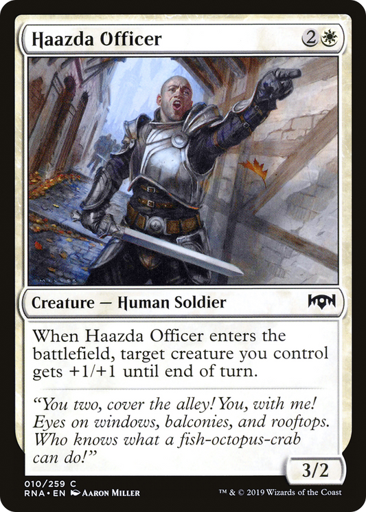 Haazda Officer (RNA-010) - Ravnica Allegiance