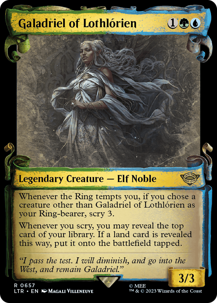 Galadriel of Lothlórien (LTR-657) - The Lord of the Rings: Tales of Middle-earth: (Showcase) Foil