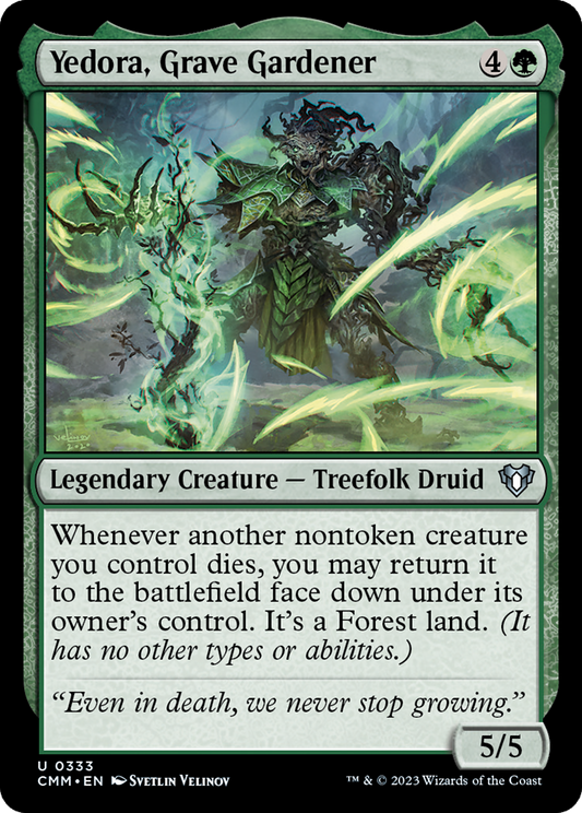 Yedora, Grave Gardener (CMM-333) - Commander Masters