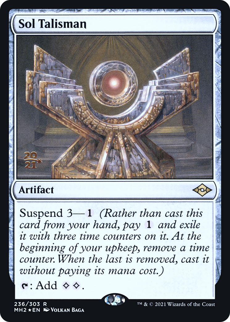 Sol Talisman (PRE-236) - Modern Horizons 2 Promos (Prerelease) Foil