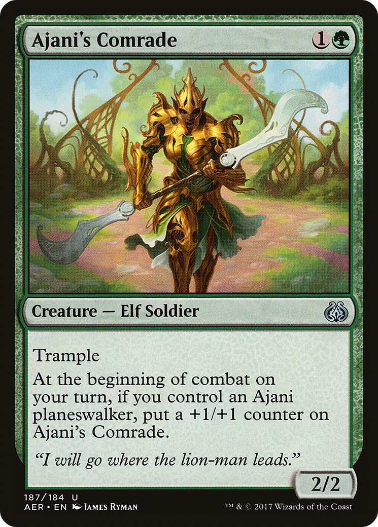 Ajani's Comrade (AER-187) - Aether Revolt