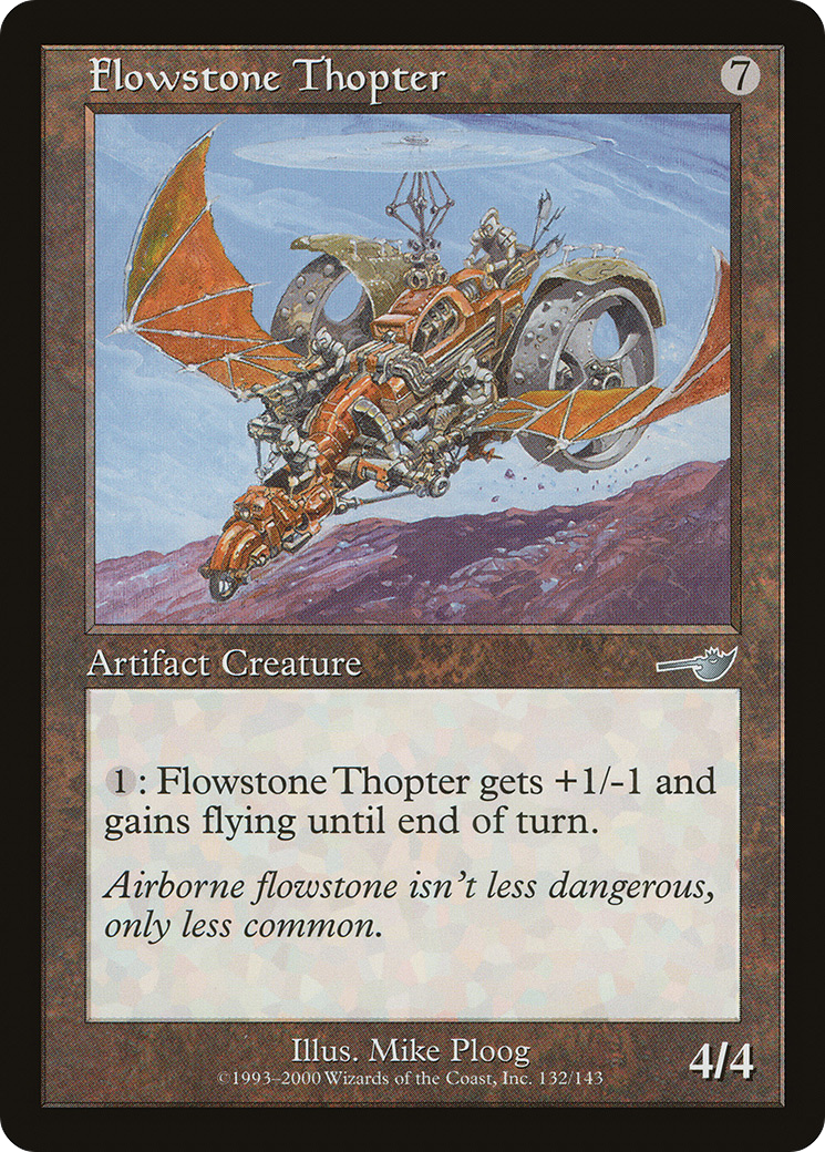 Flowstone Thopter (NEM-132) - Nemesis