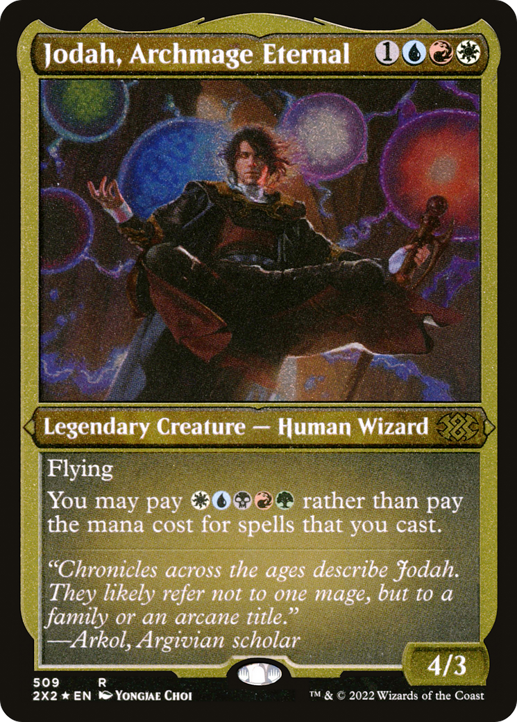 Jodah, Archmage Eternal (2X2-509) - Double Masters 2022 Etched Foil