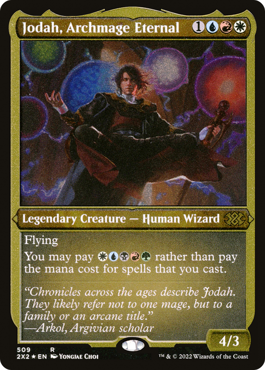 Jodah, Archmage Eternal (2X2-509) - Double Masters 2022 Etched Foil