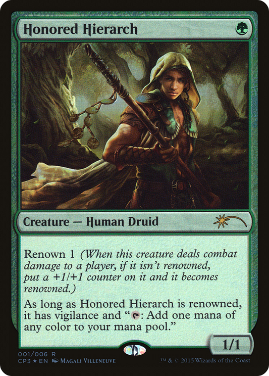 Honored Hierarch (CP3-001) - Magic Origins Clash Pack Foil