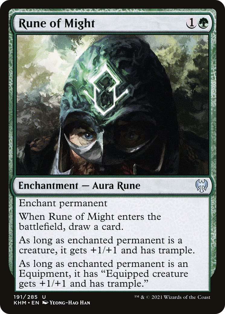 Rune of Might (KHM-191) - Kaldheim Foil