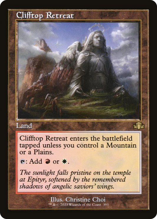 Clifftop Retreat (Retro Frame) (DMR-393) - Dominaria Remastered