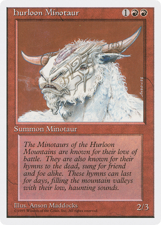 Hurloon Minotaur (4ED-202) - Fourth Edition