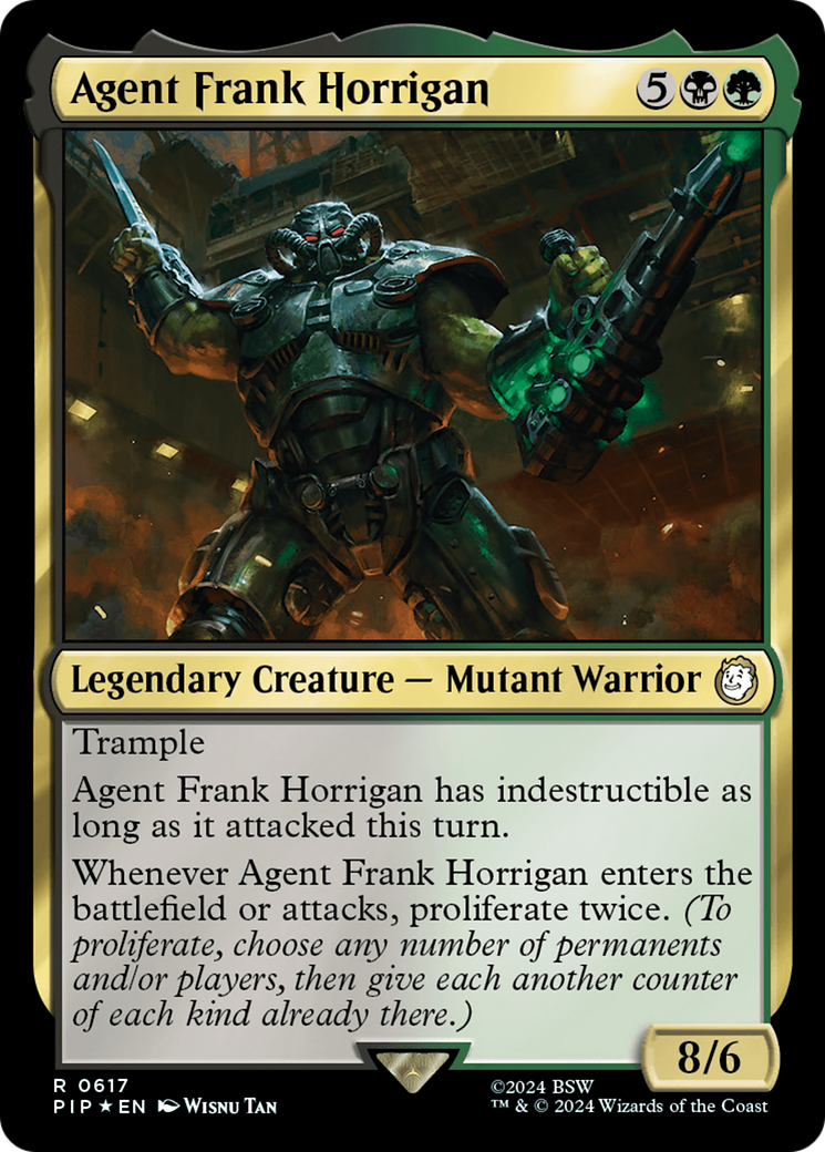 Agent Frank Horrigan (PIP-617) - Fallout Foil