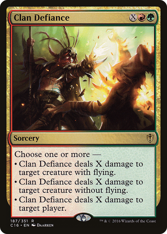 Clan Defiance (C16-187) - Commander 2016