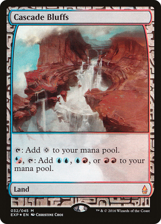 Cascade Bluffs (EXP-032) - Zendikar Expeditions Foil