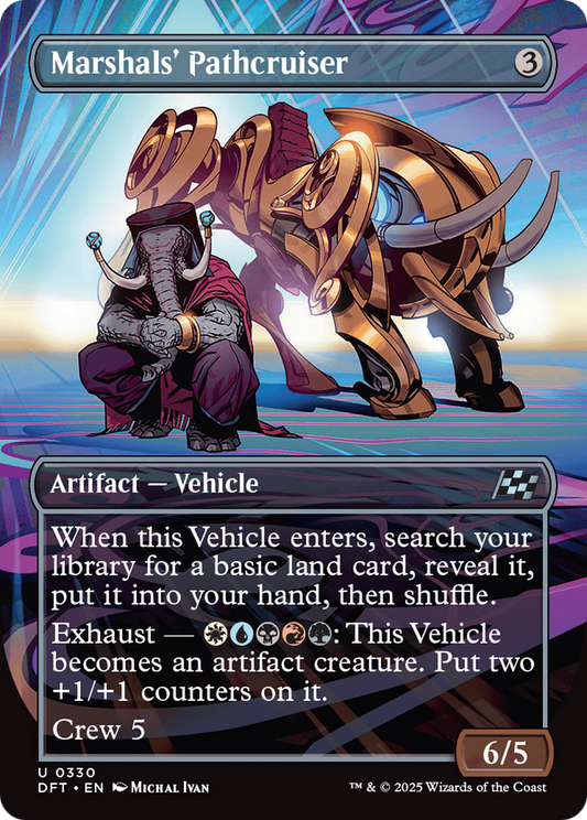 Marshals' Pathcruiser  (Borderless)(DFT-330) - Aetherdrift Foil