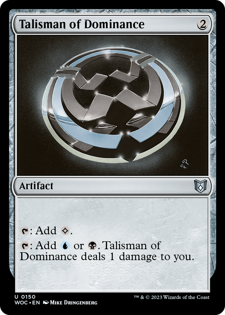 Talisman of Dominance (WOC-150) - Wilds of Eldraine Commander