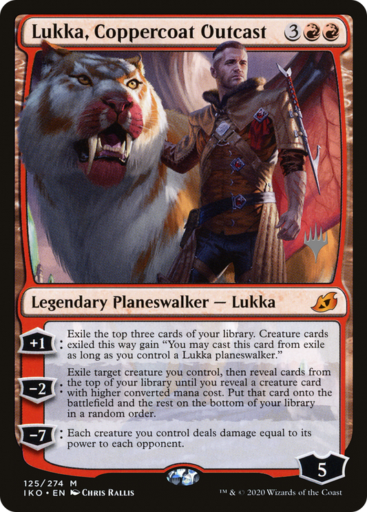 Lukka, Coppercoat Outcast (PIKO-125P) - Ikoria: Lair of Behemoths Promos Foil