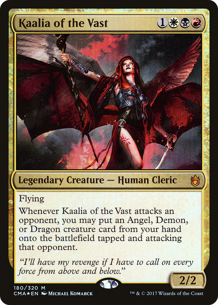 Kaalia of the Vast (CMA-180) - Commander Anthology Foil