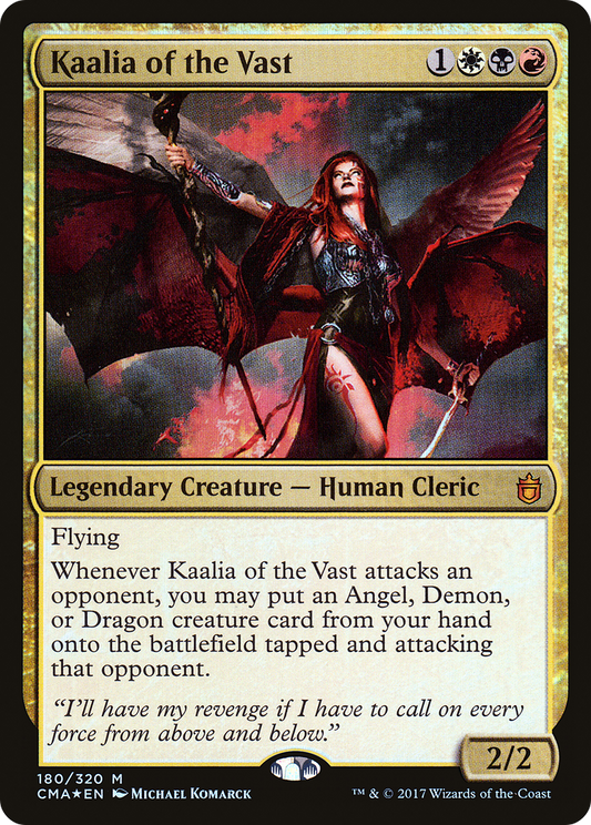 Kaalia of the Vast (CMA-180) - Commander Anthology Foil