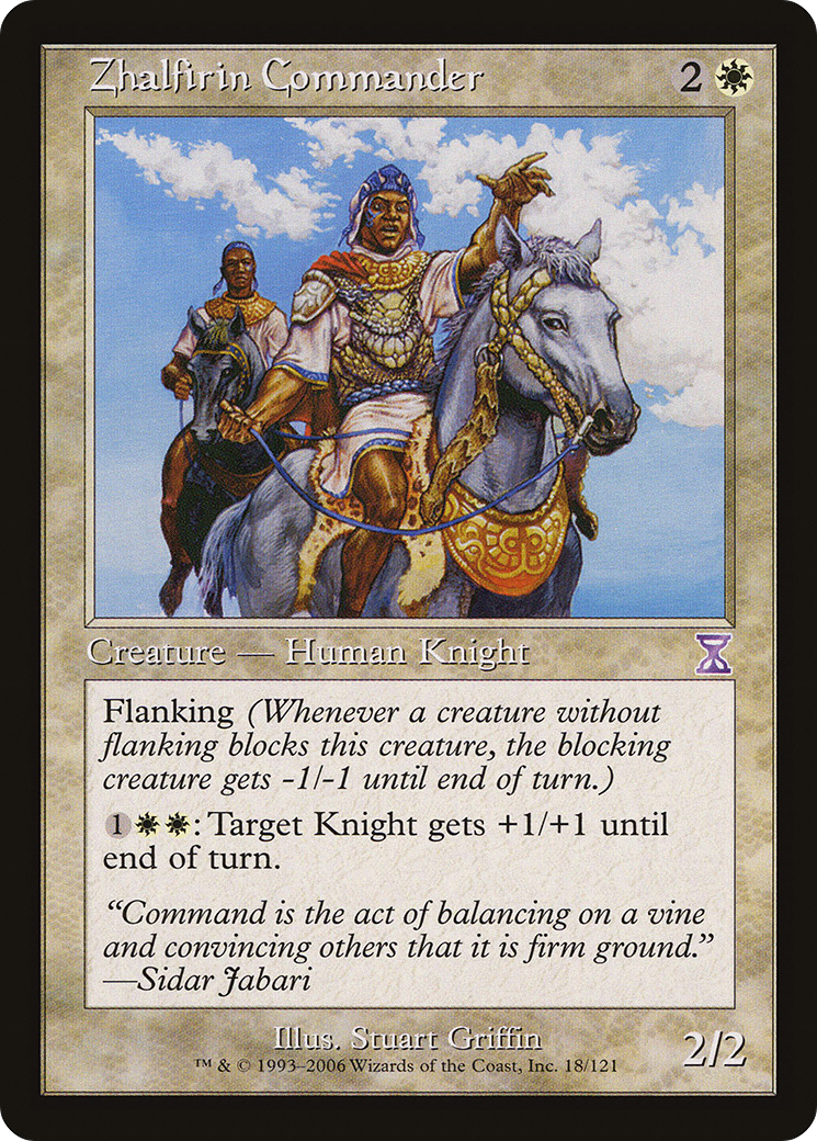 Zhalfirin Commander (TSB-018) - Time Spiral Timeshifted