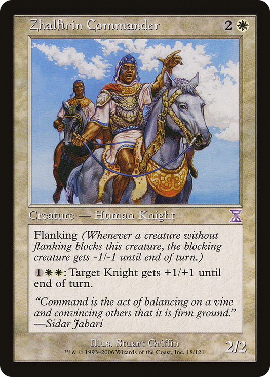 Zhalfirin Commander (TSB-018) - Time Spiral Timeshifted