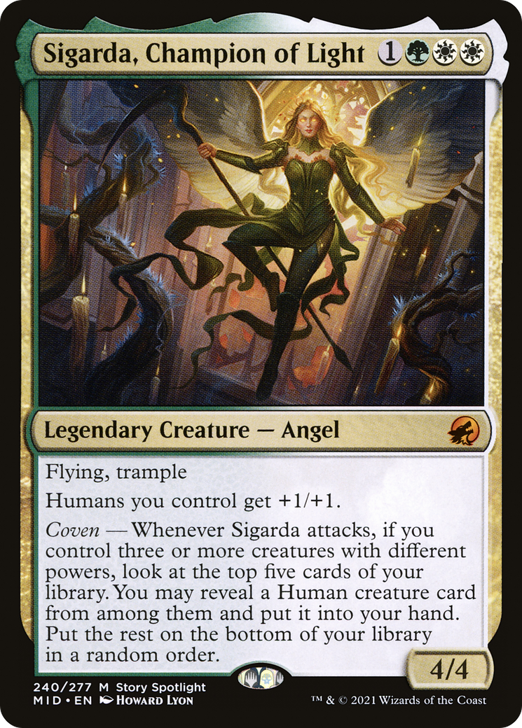 Sigarda, Champion of Light (MID-240) - Innistrad: Midnight Hunt