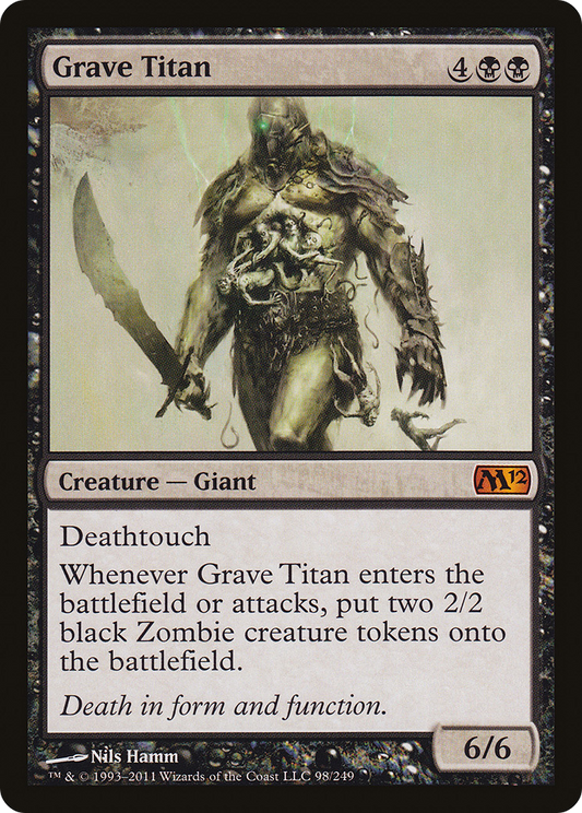 Grave Titan (M12-098) - Magic 2012 Foil