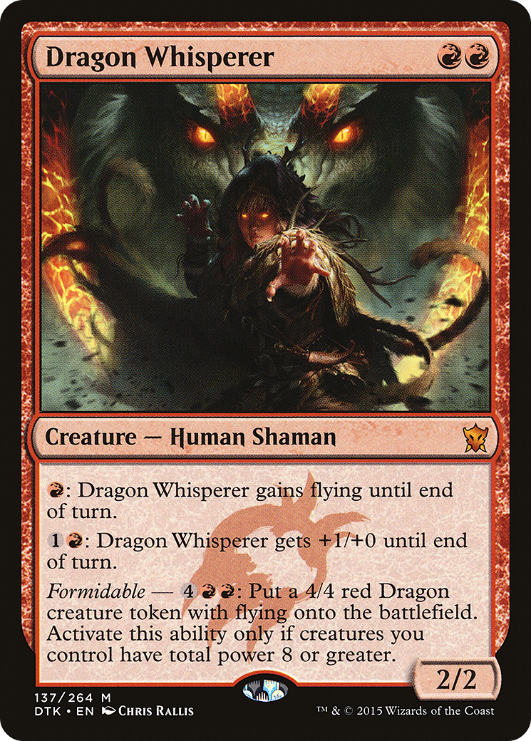 Dragon Whisperer  (DTK-137) - Dragons of Tarkir Foil