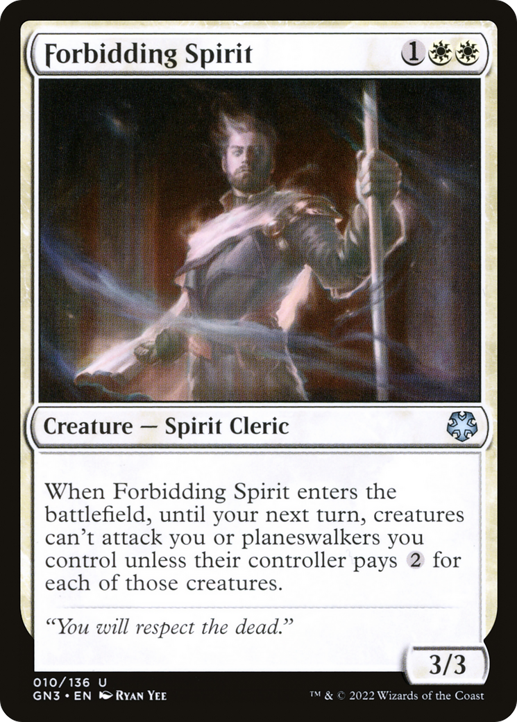 Forbidding Spirit (GN3-010) - Game Night: Free-for-All