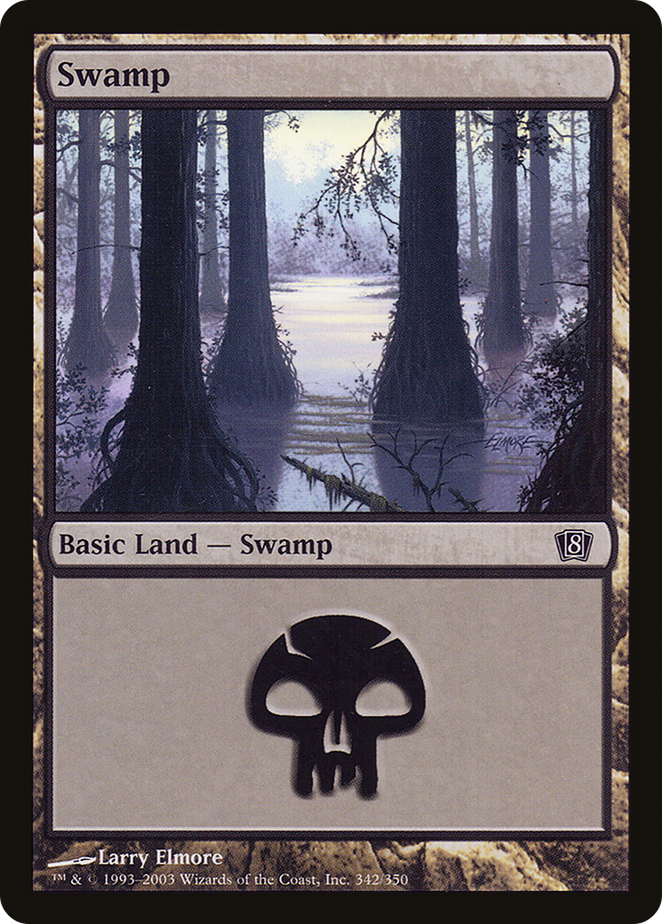 Swamp (8ED-342★) - Eighth Edition Foil