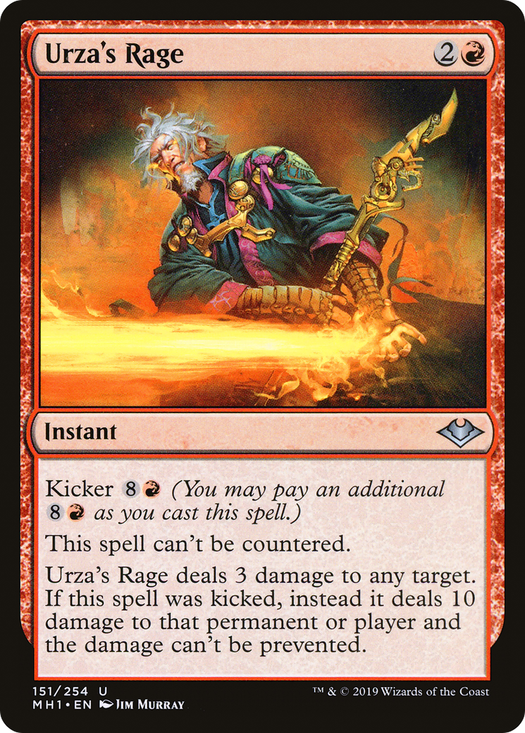 Urza's Rage (MH1-151) - Modern Horizons Foil