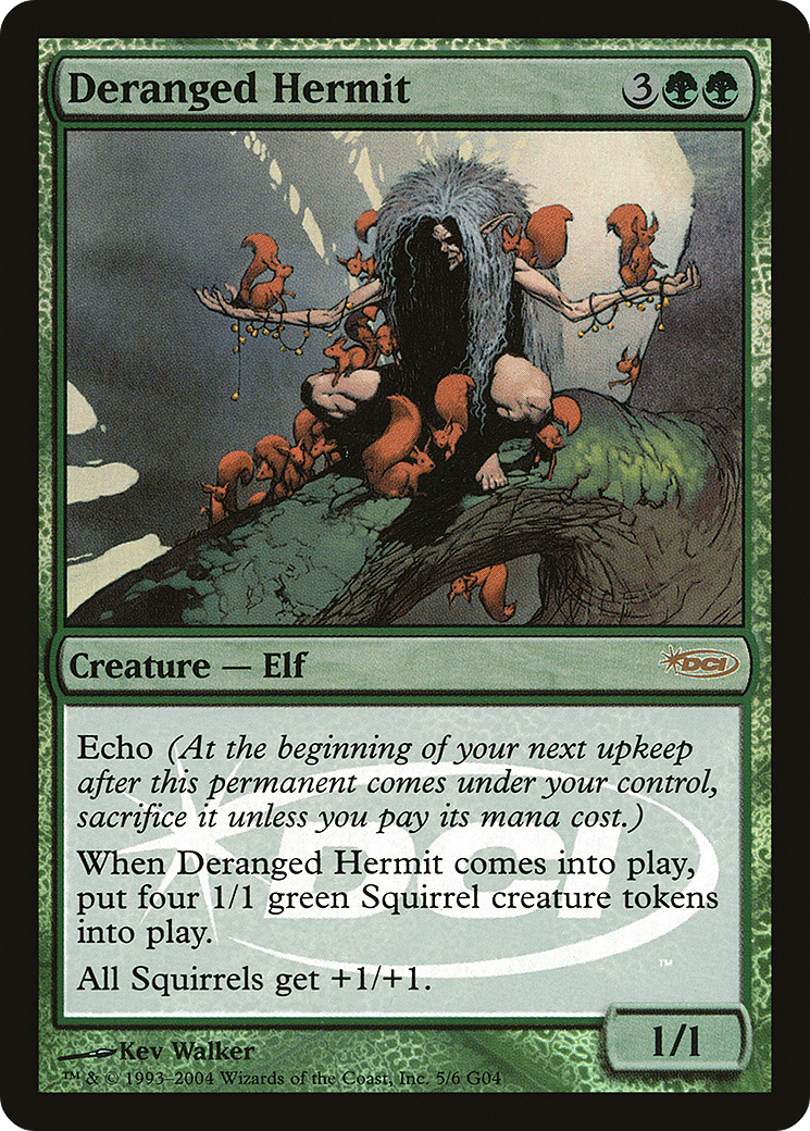 Deranged Hermit (G04-005) - Judge Gift Cards 2004 Foil