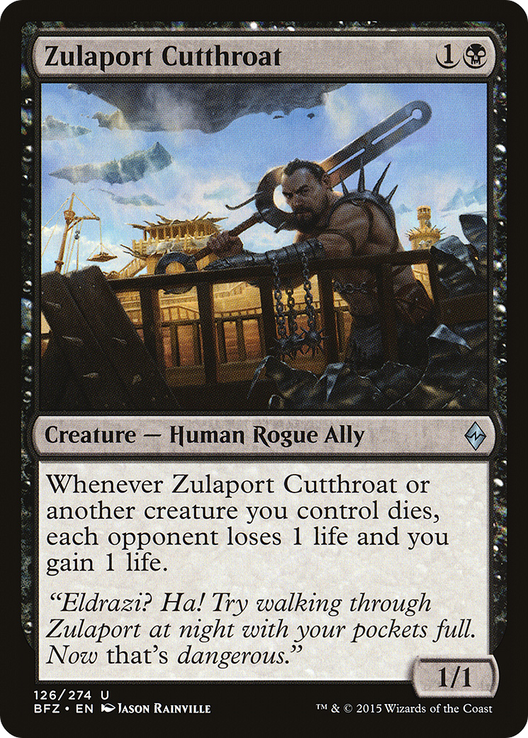 Zulaport Cutthroat (BFZ-126) - Battle for Zendikar Foil