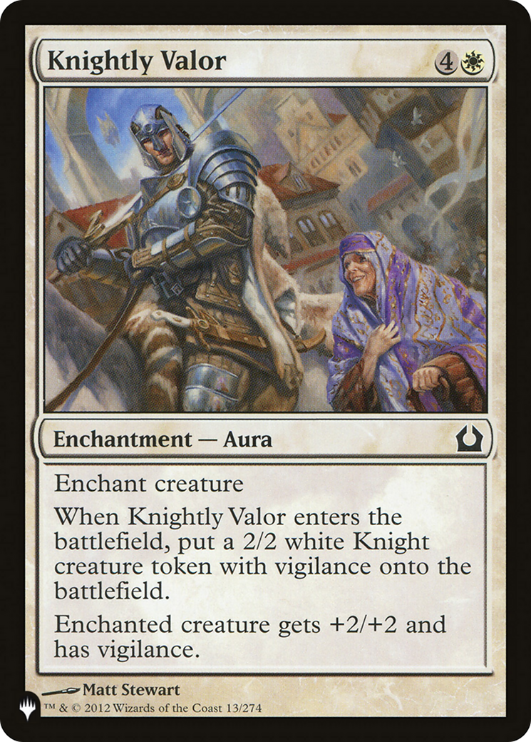 Knightly Valor (PLST-RTR-13) - The List