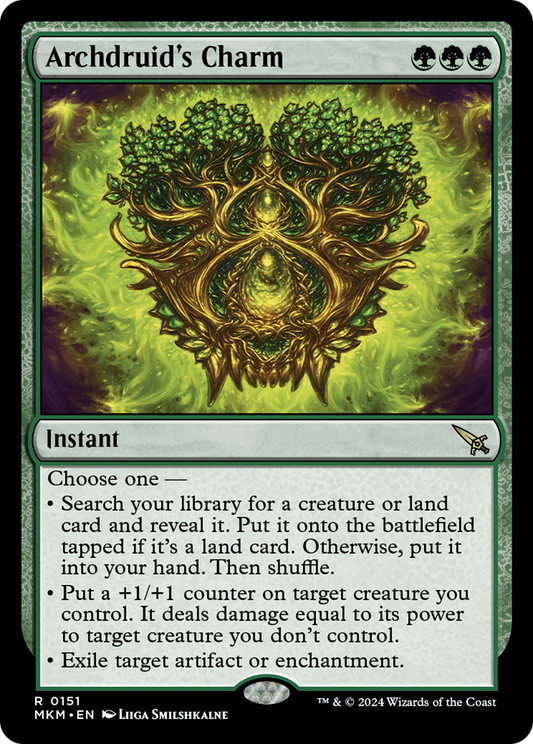 Archdruid's Charm (MKM-151) - Murders at Karlov Manor Foil