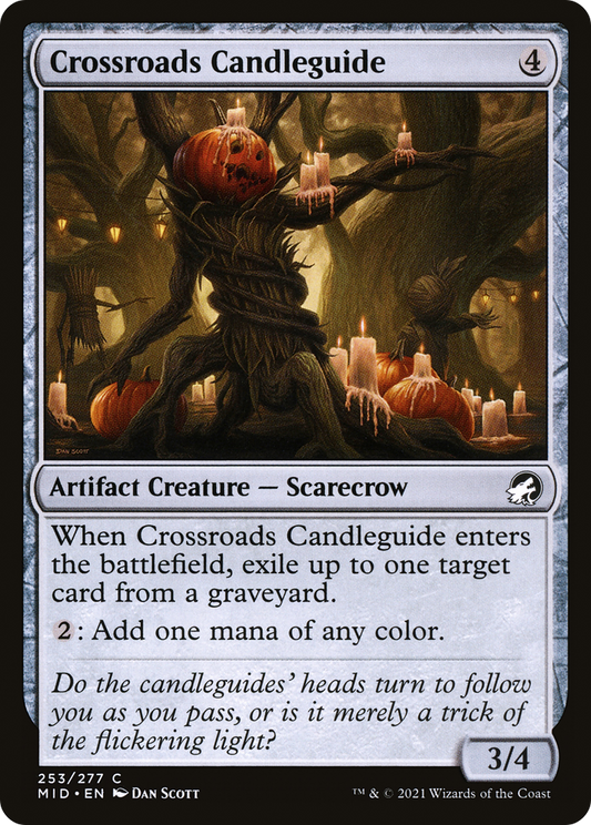 Crossroads Candleguide (MID-253) - Innistrad: Midnight Hunt Foil