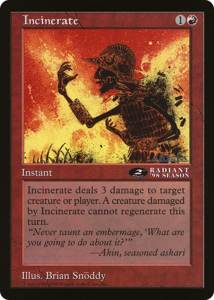 Incinerate (OLEP-043) - Oversized League Prizes