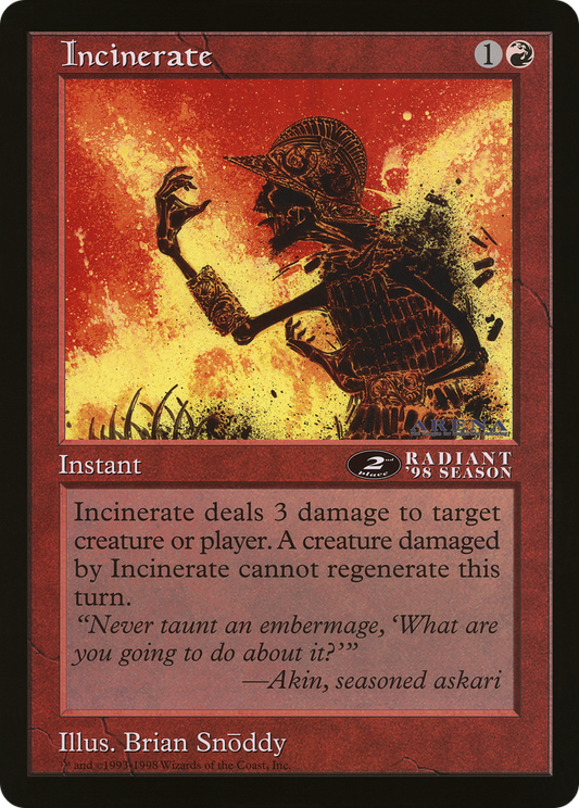 Incinerate (OLEP-043) - Oversized League Prizes