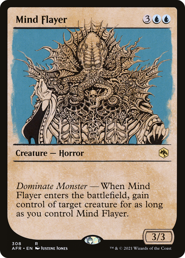 Mind Flayer (AFR-308) - Adventures in the Forgotten Realms: (Showcase) Foil