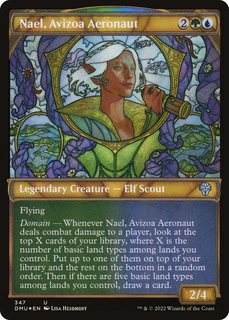 Nael, Avizoa Aeronaut (DMU-347) - Dominaria United: (Showcase) Foil