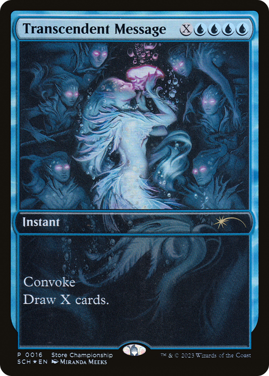 Transcendent Message (SCH-016) - Store Championships Foil