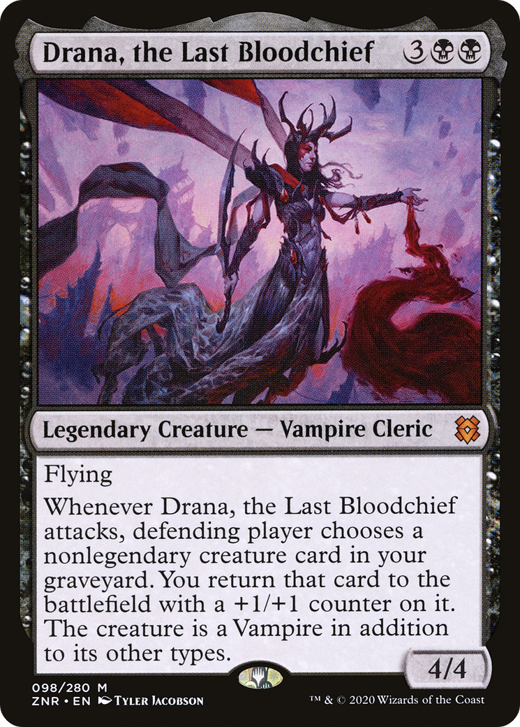 Drana, the Last Bloodchief (ZNR-098) - Zendikar Rising