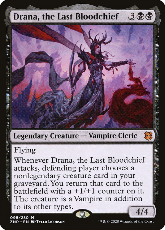 Drana, the Last Bloodchief (ZNR-098) - Zendikar Rising